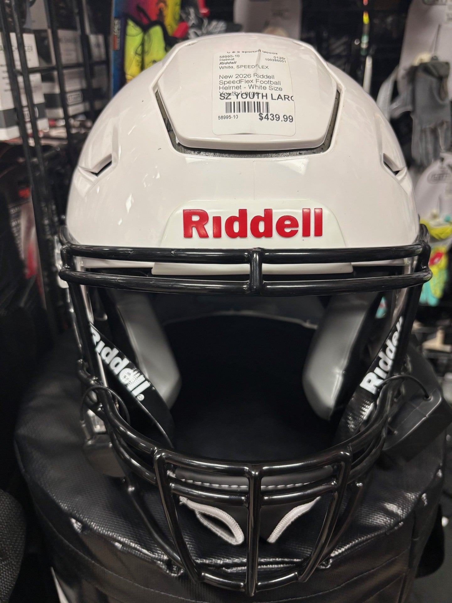 c&s sporting goods football helmet leather New Schutt 2024 F7 VTD Collegiate Gloss Black Size Small the LIGHT LS2 promotes optimal performance and reaction times for the player Crown Sporting Goods Vintage Leather
