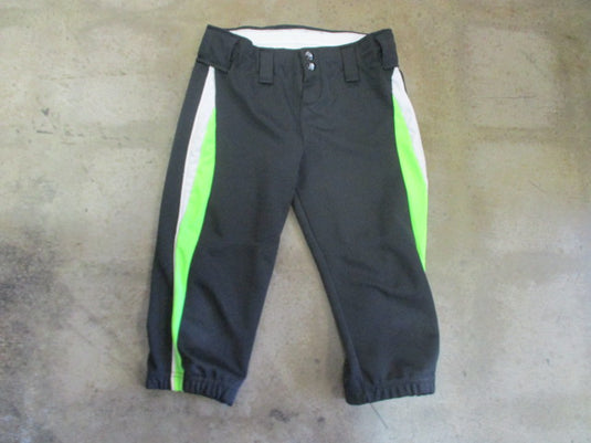 Used Augusta Black Softball Pants Youth Large (elastic worn out)