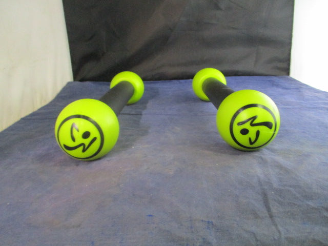 Load image into Gallery viewer, Used Zumba Sticks Pair Of 1lb Aerobic Dumbells
