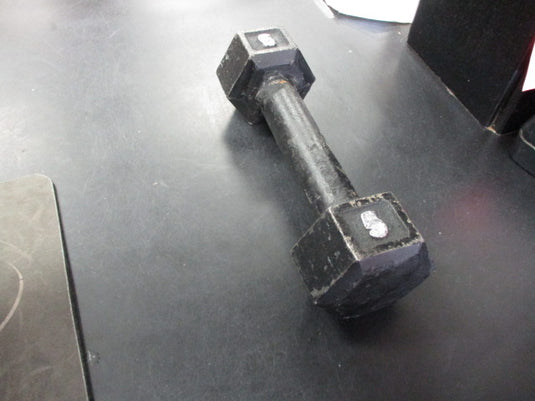 Used Cast Iron 5 LB Dumbbell
