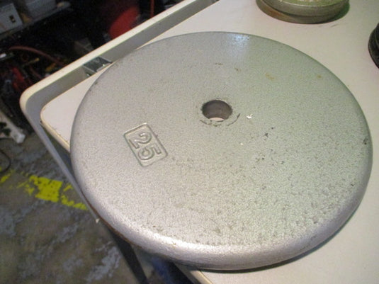 Used Standard 25LB Cast Iron Weight Plate