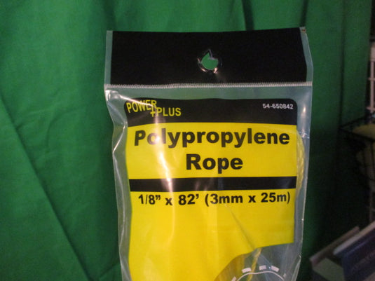 Power Plus Poly Rope 1/8" x 82' 105lb