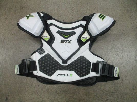 Used STX Cell V Lacrosse Shoulder Pads Size Medium