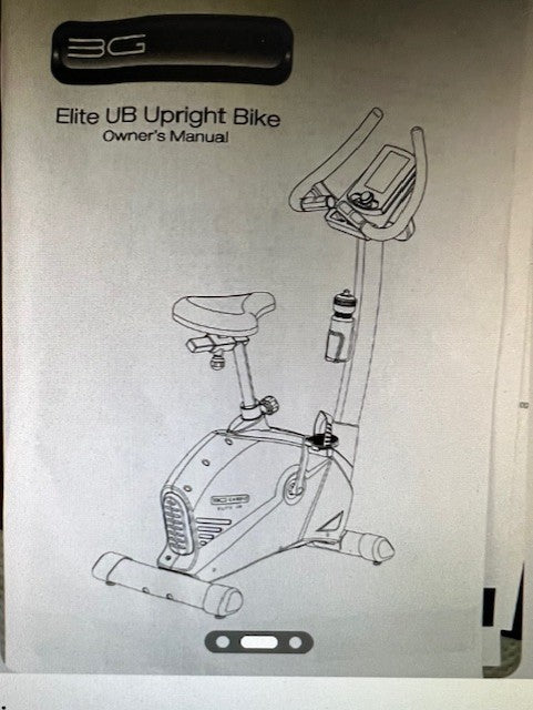Used 3G Elite Upright Exercise Bicycle