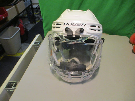 Used Bauer Prodigy Size 6- 6 5/8 Hockey Helmet W/ Bauer Concept 3 Face Guard