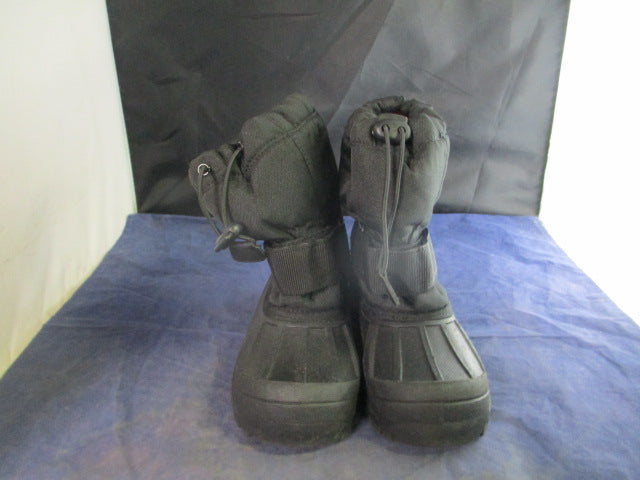 Load image into Gallery viewer, Used Black Snow Boots Youth Size 11/12
