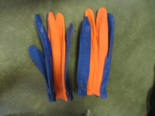 Used Purple and Orange Dive Gloves
