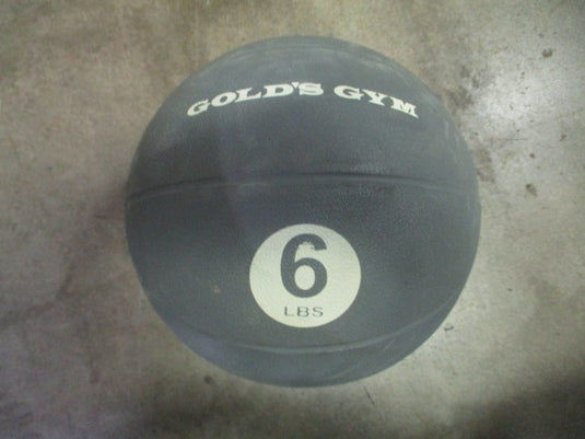 Used Gold's Gym 6lb Medicine Ball