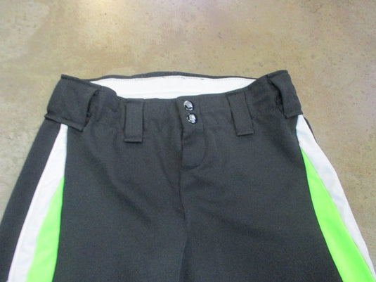 Used Augusta Black Softball Pants Youth Large (elastic worn out)