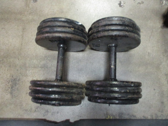 Used 75LB Fixed Dumbbell - Pair