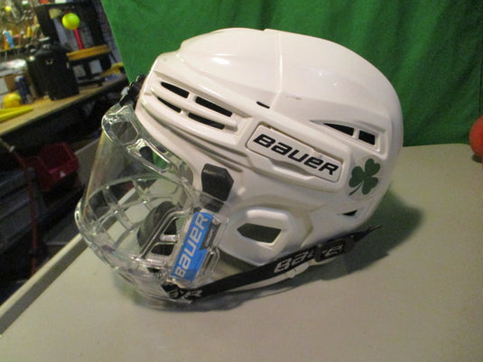 Used Bauer Prodigy Size 6- 6 5/8 Hockey Helmet W/ Bauer Concept 3 Face Guard