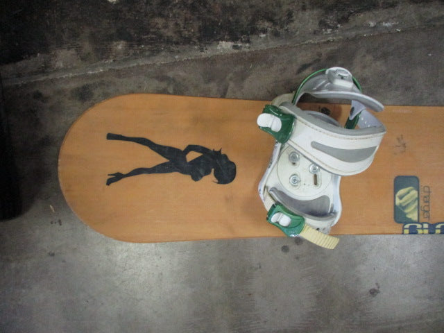 Load image into Gallery viewer, Used Burton Charger fifty Snowboard w/ Drake Bindings 153cm (As is)
