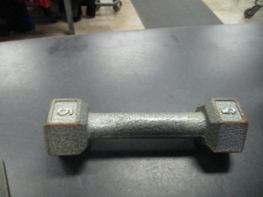 Used 5 Lb Cast Iron Dumbbell