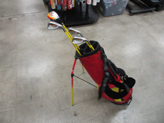 Used Ping Pal 4 Piece Junior Golf Set W/ Stand Bag