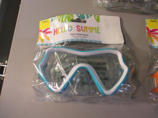 Hello Summer Kids Swim Mask 5.25" - Assorted Colors