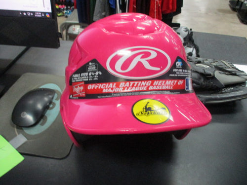 Used Rawlings Pink T-Ball Batting Helmet 6 1/4-6 7/8