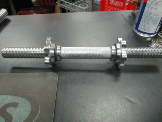 Used Spinlock Dumbbell Handle With Spinlock Collars