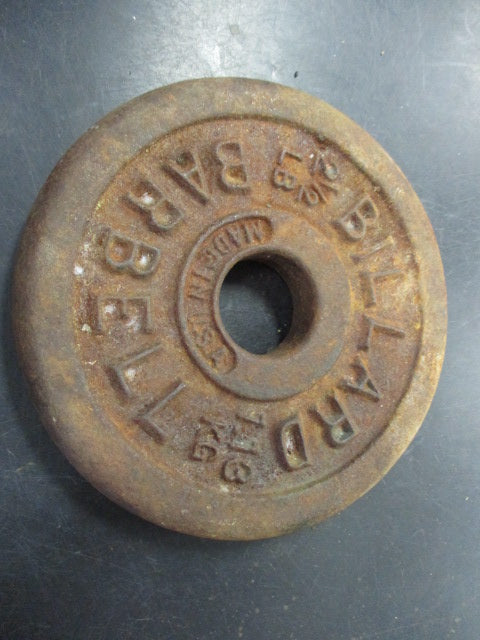 Used Billard Barbell 2.5 LB Weight Plate
