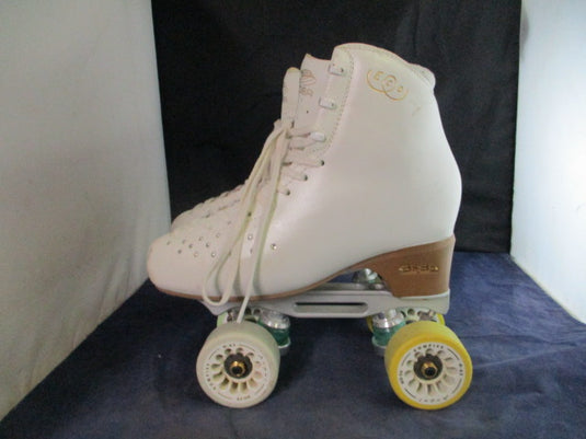 Used Edea Eco Rhinestone Quad Roller Skates Women's Size 6-7