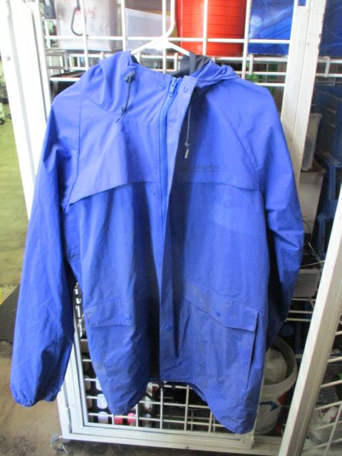 Load image into Gallery viewer, Used Columbia Rain Jacket Adult Size Medium - small stains
