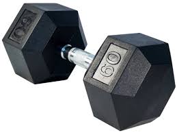 New Apollo 60 LB Rubber Hex Dumbbell