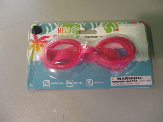 Hello Summer Premier Youth Swim Goggles Ages 7+
