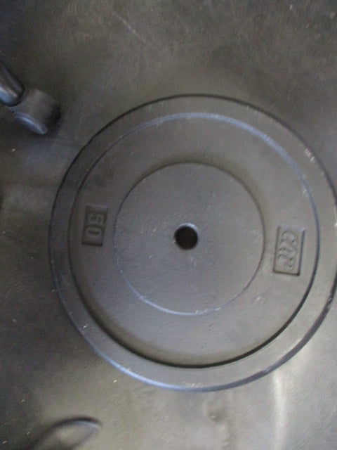 Used Cap 50LB Weight Plate