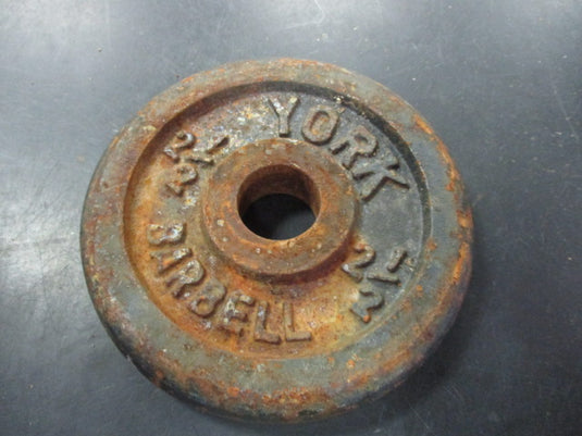 Used York Barbell 2.5LB Weight Plate