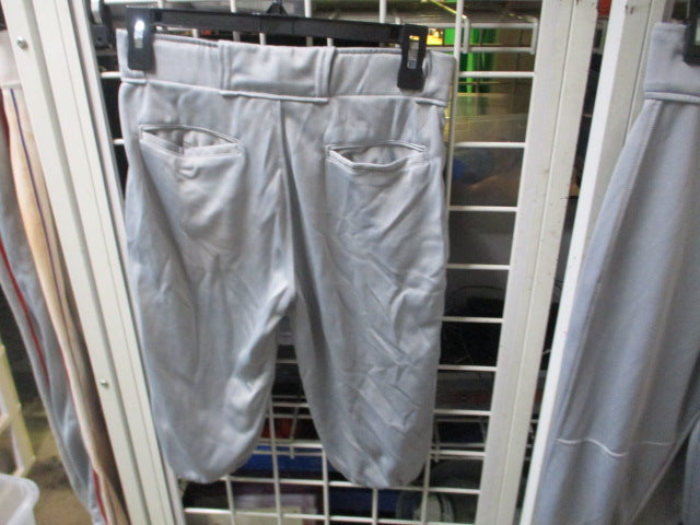 Load image into Gallery viewer, Used Rawlings Grey w/ Blue Piping Knickers Size Adult Youth Large
