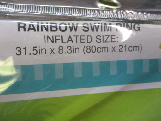 Rainbow Swim Ring 31.5" x 8.3"