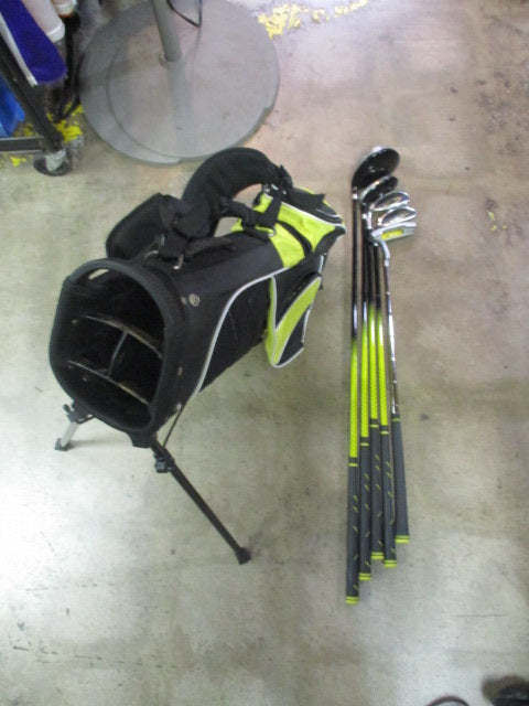 Load image into Gallery viewer, Tour X 5 Club Kids Lefty Golf Set for Ages 5-7 (kids 38-46&quot; tall) Yellow
