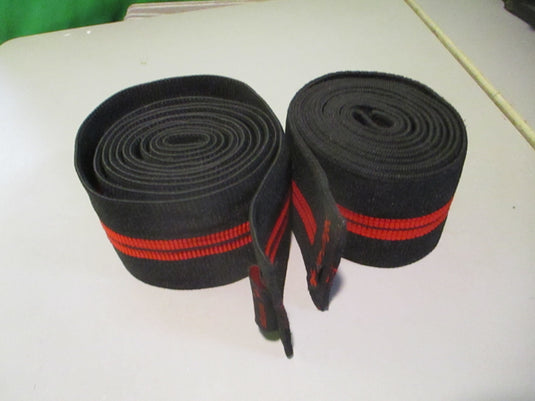 Used Harbinger Red Line Fitness Knee Wraps 78