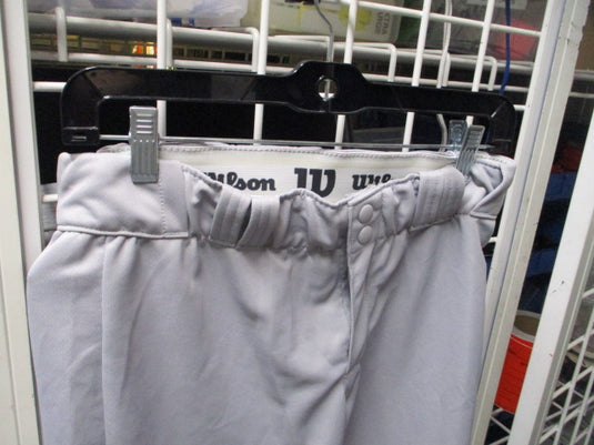 Used Wilson Grey Baseball Pants Size Youth XL