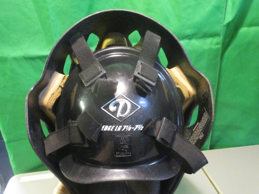 Used Diamond Edge Catcher's Helmet w/ Throat Guard Size 7 1/8 - 7 1/2