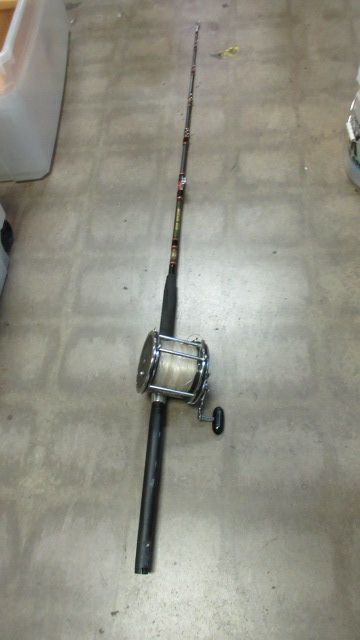 deep sea pole fishing Used Penn Senator Deep Sea Fishing 6'6" Fishing Pole & Reel – cssportinggoods