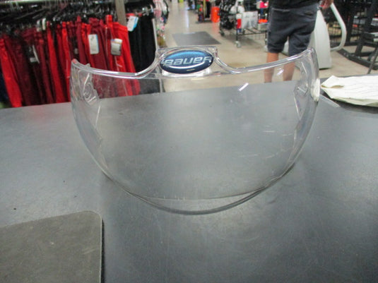 Used Bauer Clear Hockey Visor (Has Scratches)