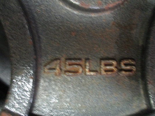 Used Fitness Gear Cast Iron 45LB Weight Plate