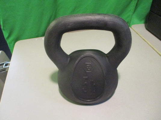 Used 5 LB Plastic Kettlebell