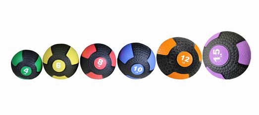 NEW Apollo Athletics 4 LB Rubber Medicine Ball