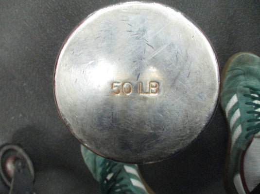 Used Ivanko 50LB Cast Iron Dumbbell Set