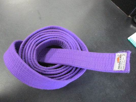 Used Tigerclaw Purple Karate Belt Size 3