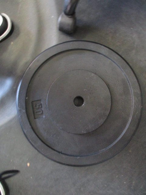Used Cap 50LB Weight Plate