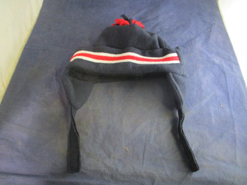 Used Velcro Red & White Winter Beanie