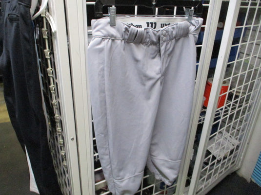 Used Wilson Grey Baseball Pants Size Youth XL