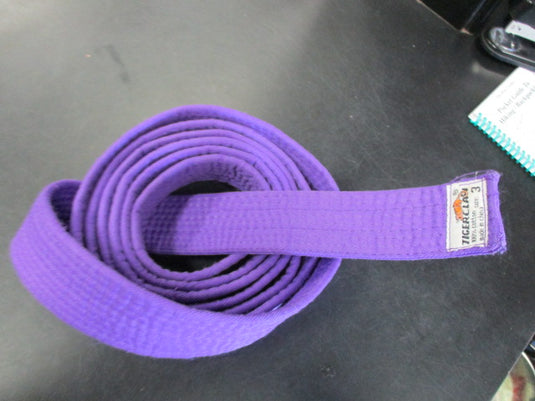 Used Tigerclaw Purple Karate Belt Size 3