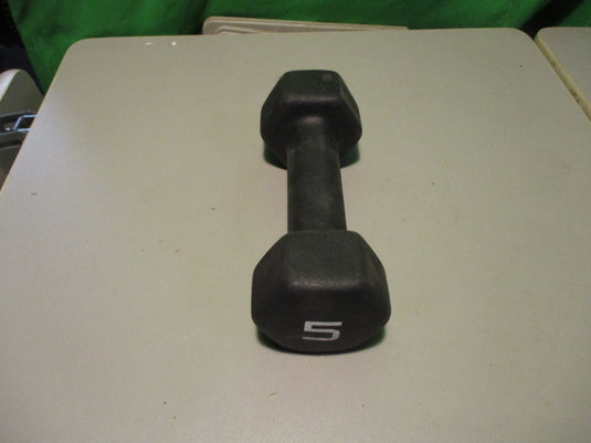 Used 5LB Black Neoprene Dumbbell