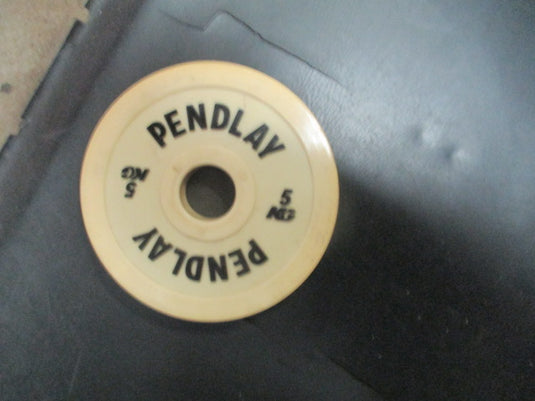 Used Pendlay 5KG OLYMPIC WEIGHT PLATE