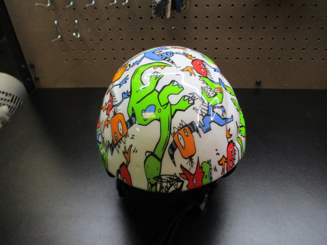 Load image into Gallery viewer, Used Smith Dinosaur Snowboard Helmet Youth Size Medium 53-58 cm
