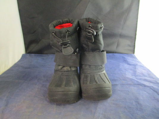 Used Black Snow Boots Youth Size 7/8