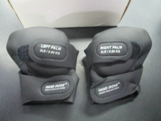 Used IronWear Fitness Hand Iron Wrist Weights 4 lb Pair (2 lb Each)